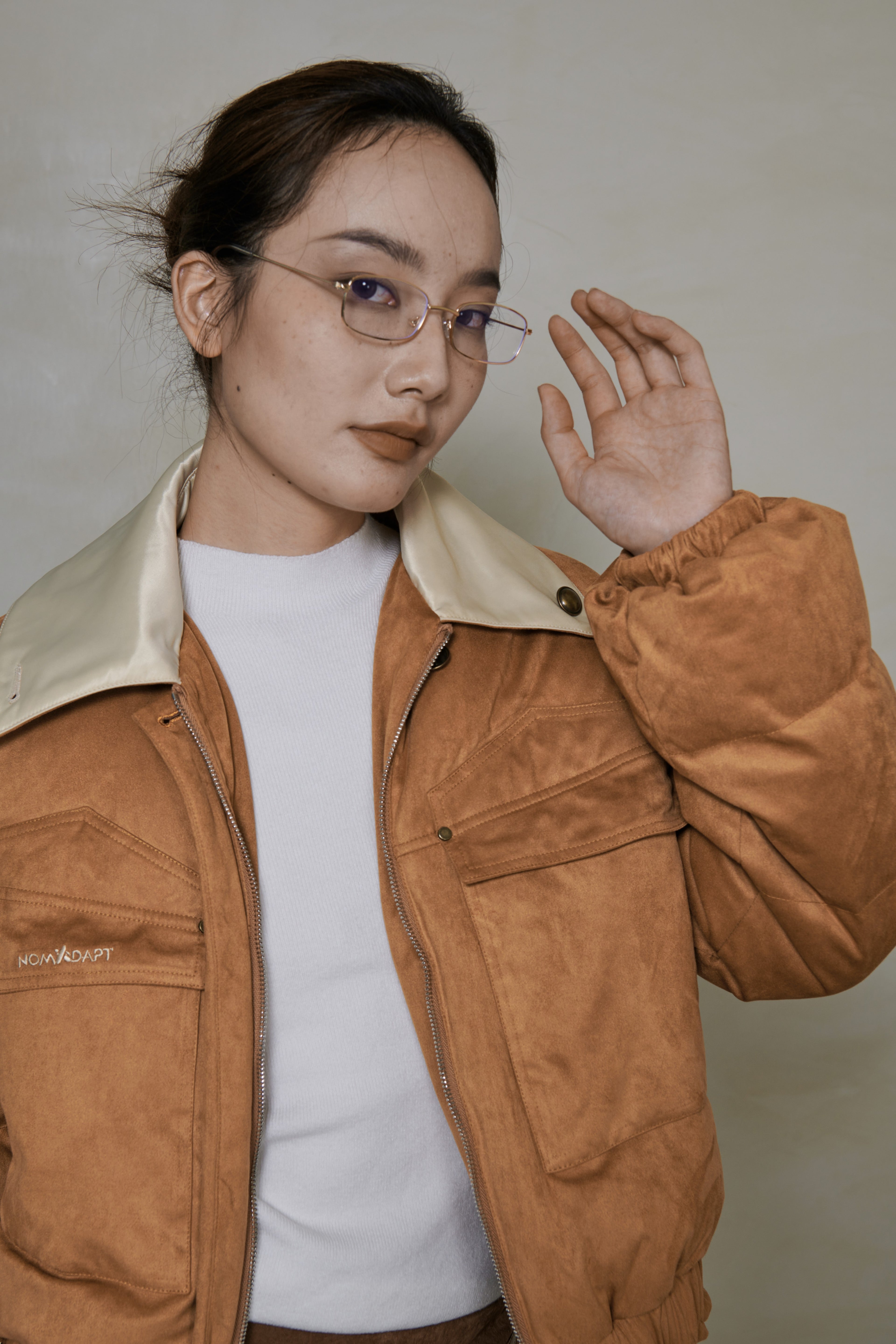 033 SHORT DOWN JACKET - CARAMEL