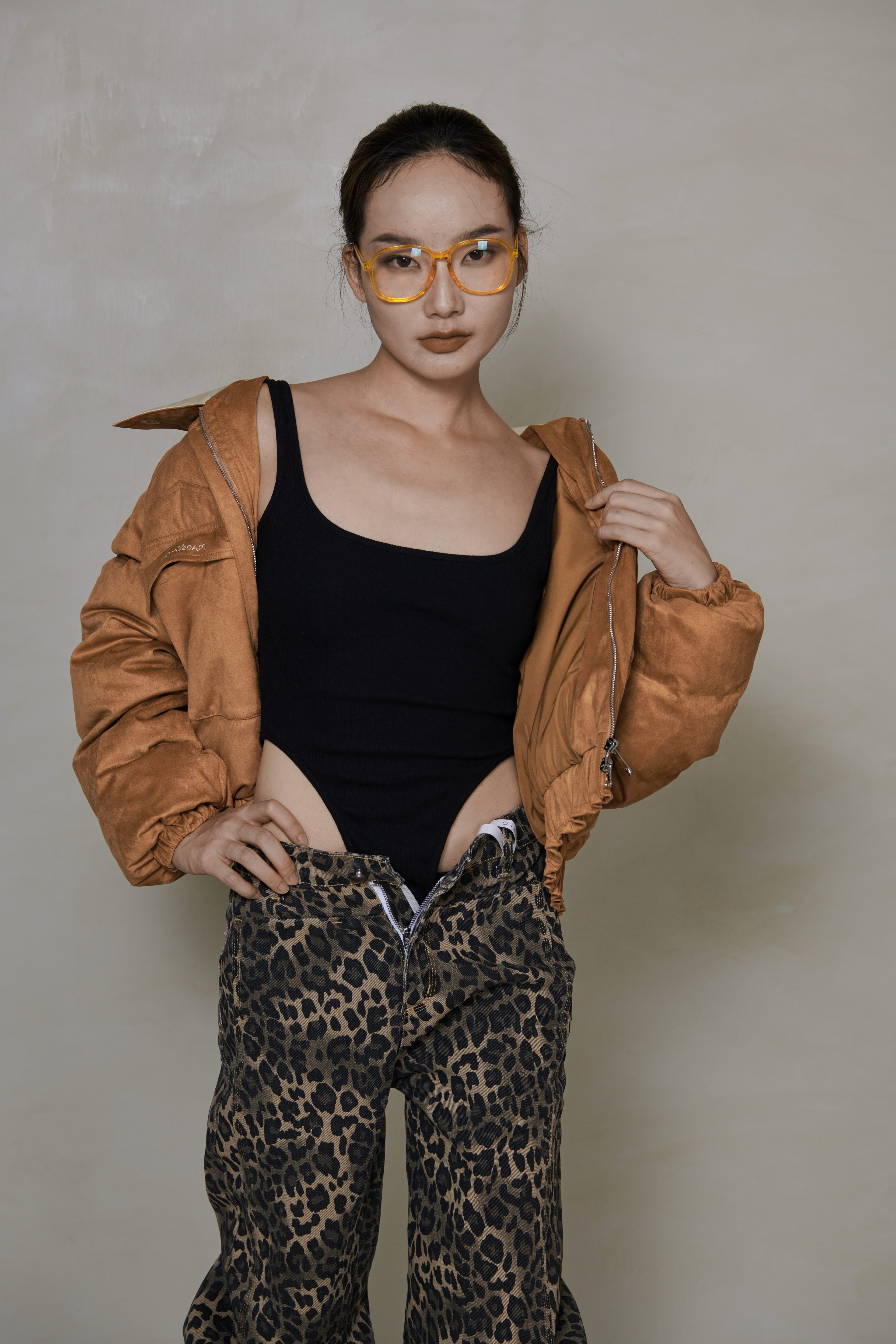 033 SHORT DOWN JACKET - CARAMEL