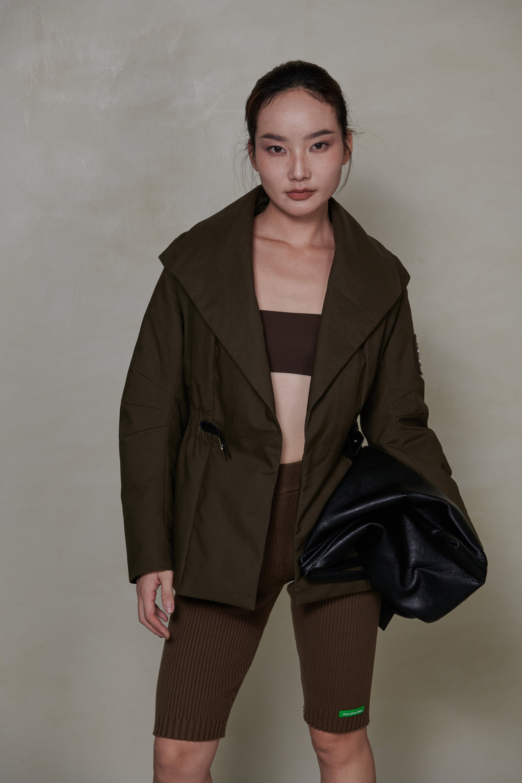 021 SHORT CONVERTIBLE DOWN JACKET - TUNDRA