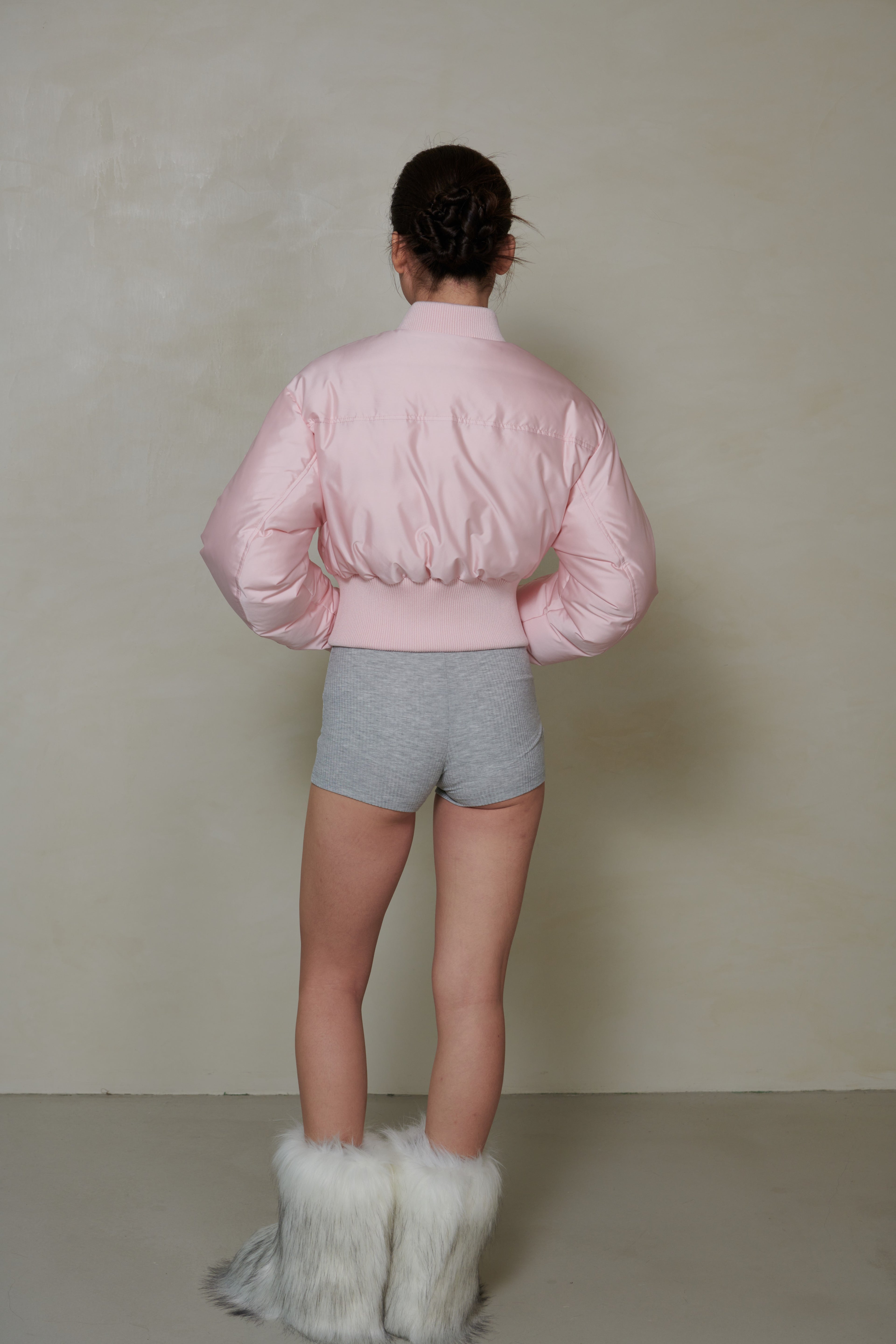 022 SHORT DOWN JACKET - BLUSH