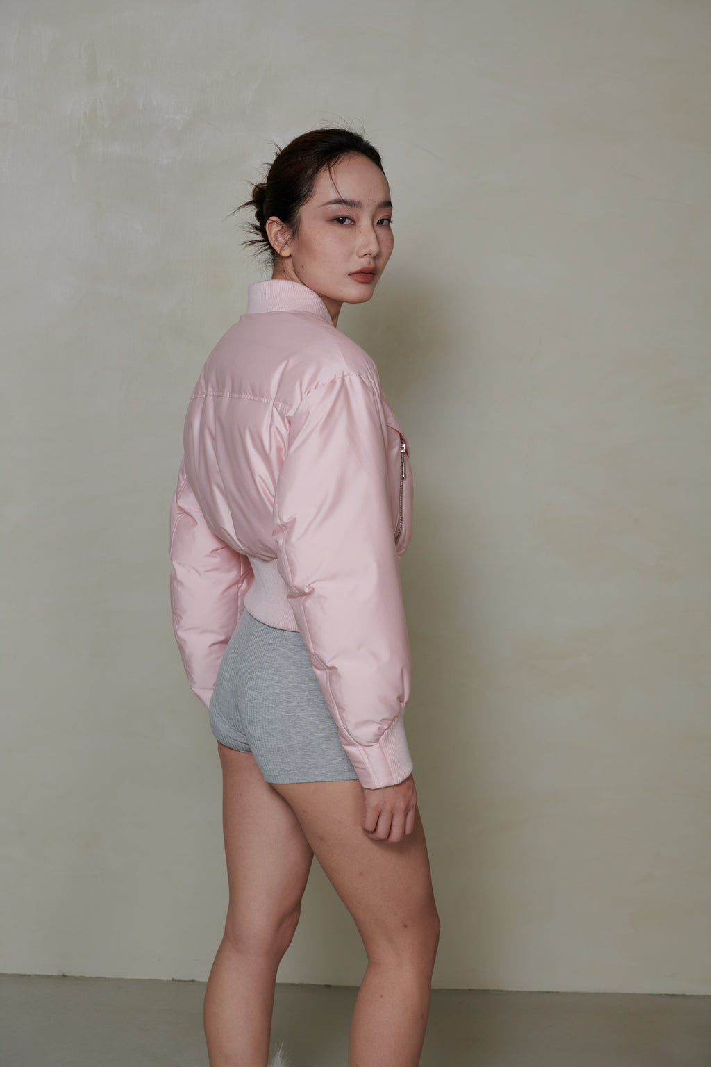 022 SHORT DOWN JACKET - BLUSH