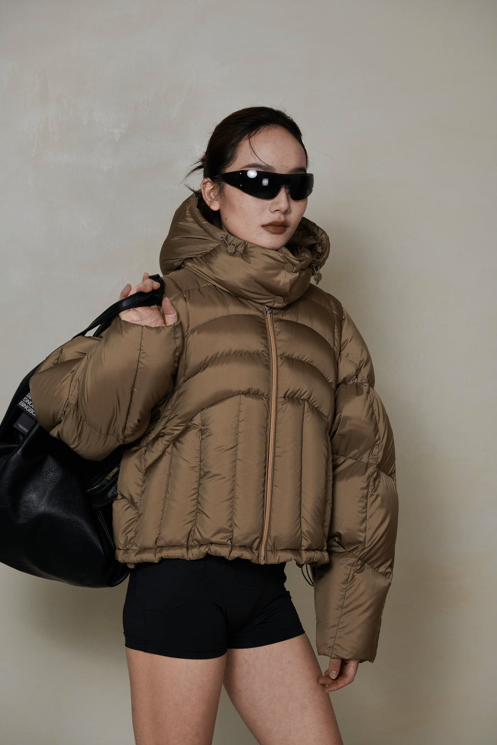 008 SHORT CONVERTIBLE DOWN JACKET - DUNE