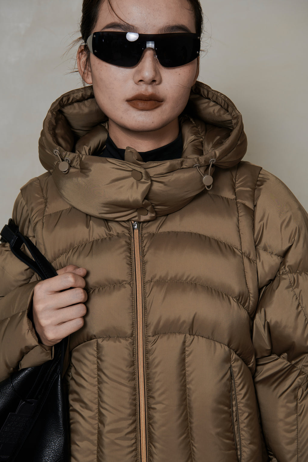 008 SHORT CONVERTIBLE DOWN JACKET - DUNE