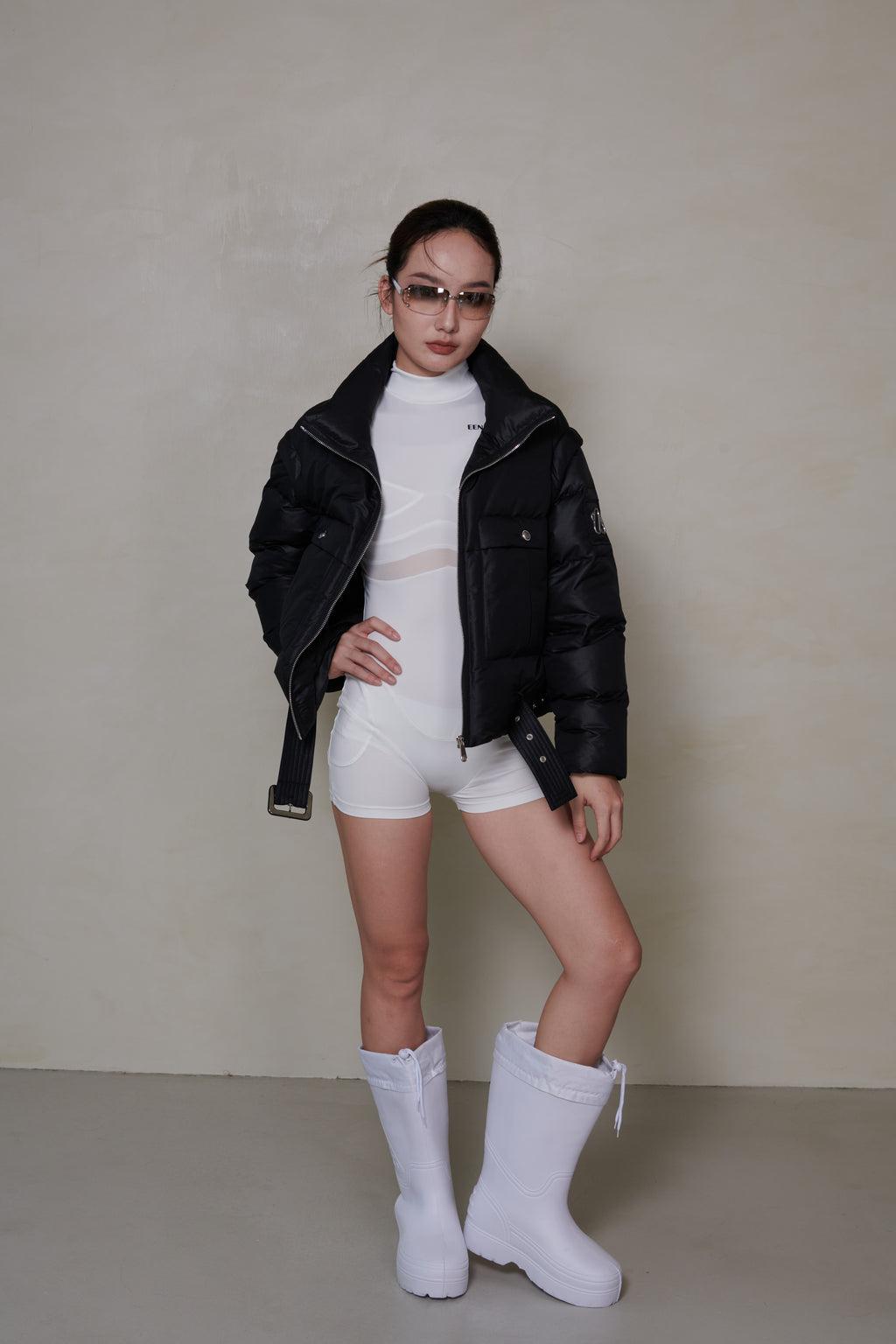 027 SHORT CONVERTIBLE DOWN JACKET - STELLAR