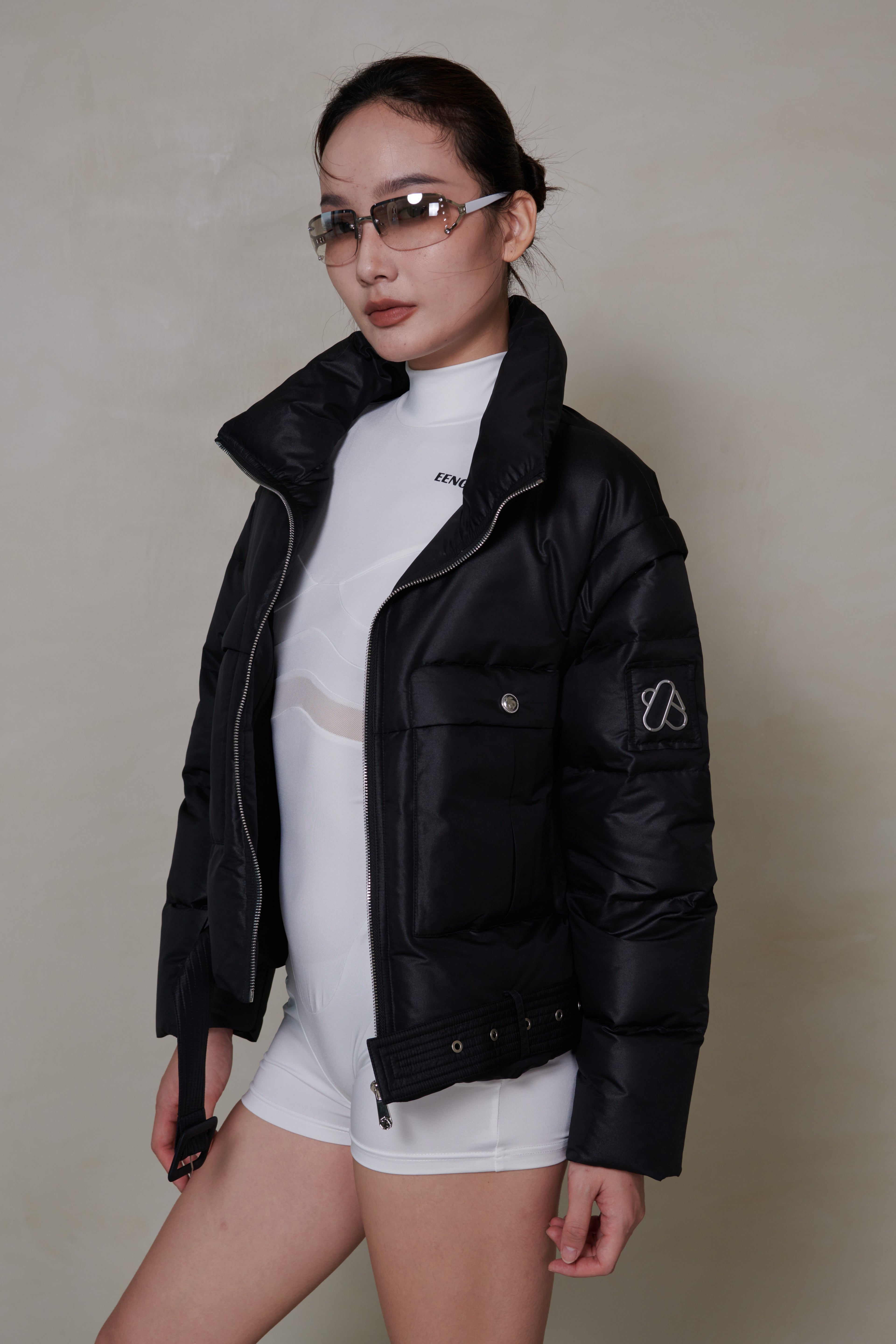 027 SHORT CONVERTIBLE DOWN JACKET - STELLAR