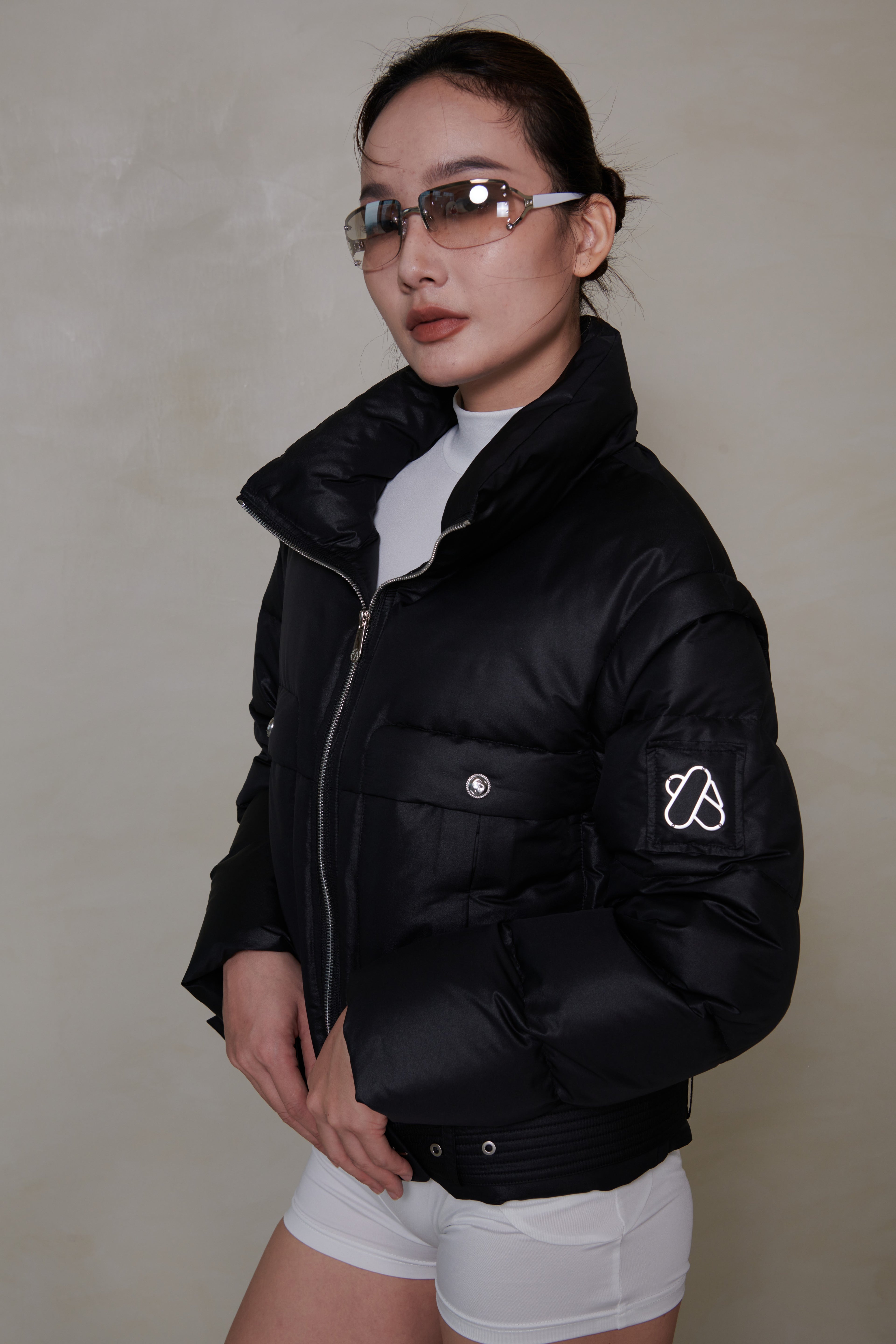 027 SHORT CONVERTIBLE DOWN JACKET - STELLAR