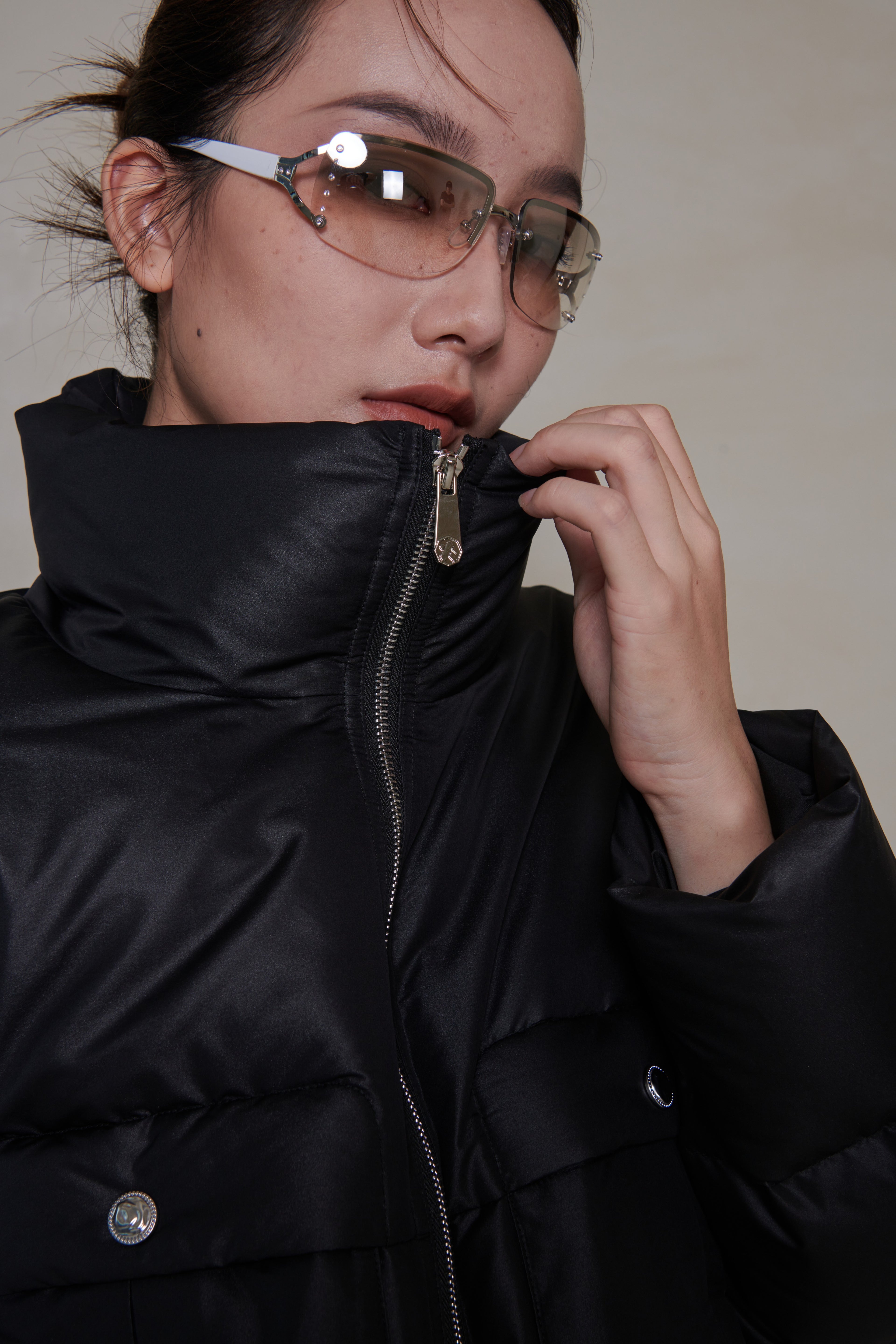 027 SHORT CONVERTIBLE DOWN JACKET - STELLAR