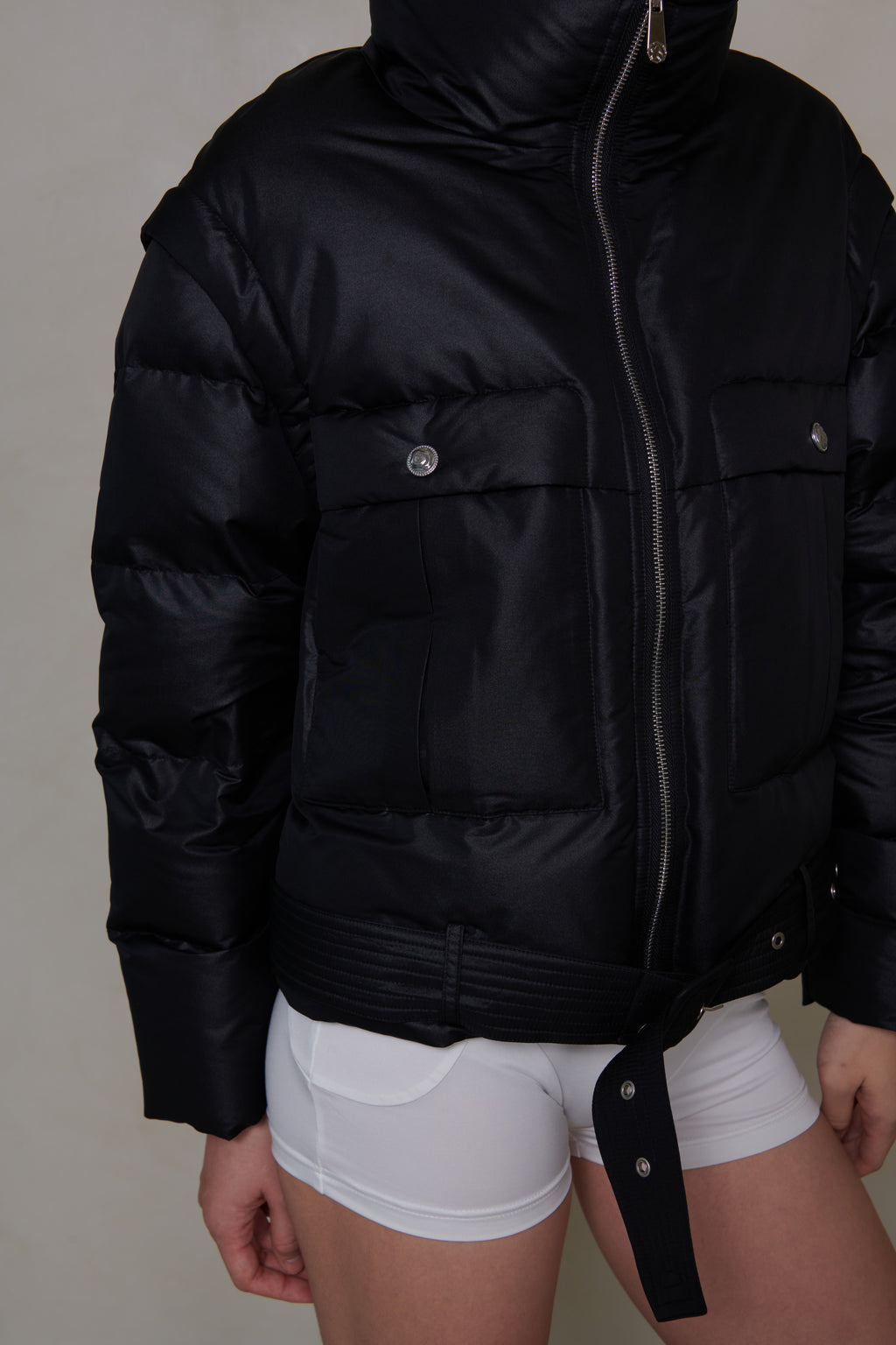 027 SHORT CONVERTIBLE DOWN JACKET - STELLAR