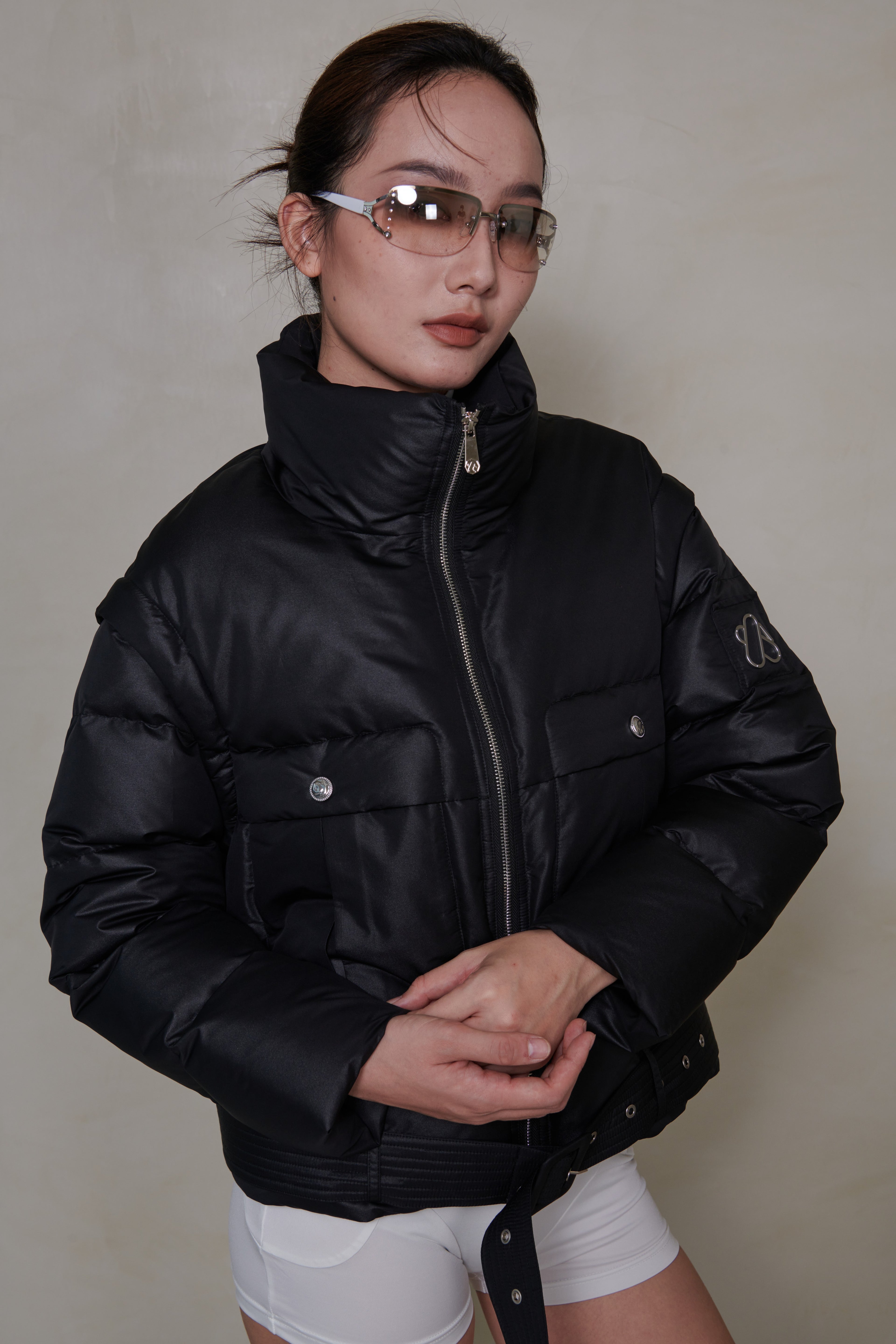 027 SHORT CONVERTIBLE DOWN JACKET - STELLAR