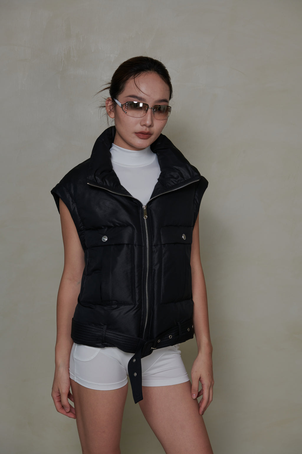 027 SHORT CONVERTIBLE DOWN JACKET - STELLAR
