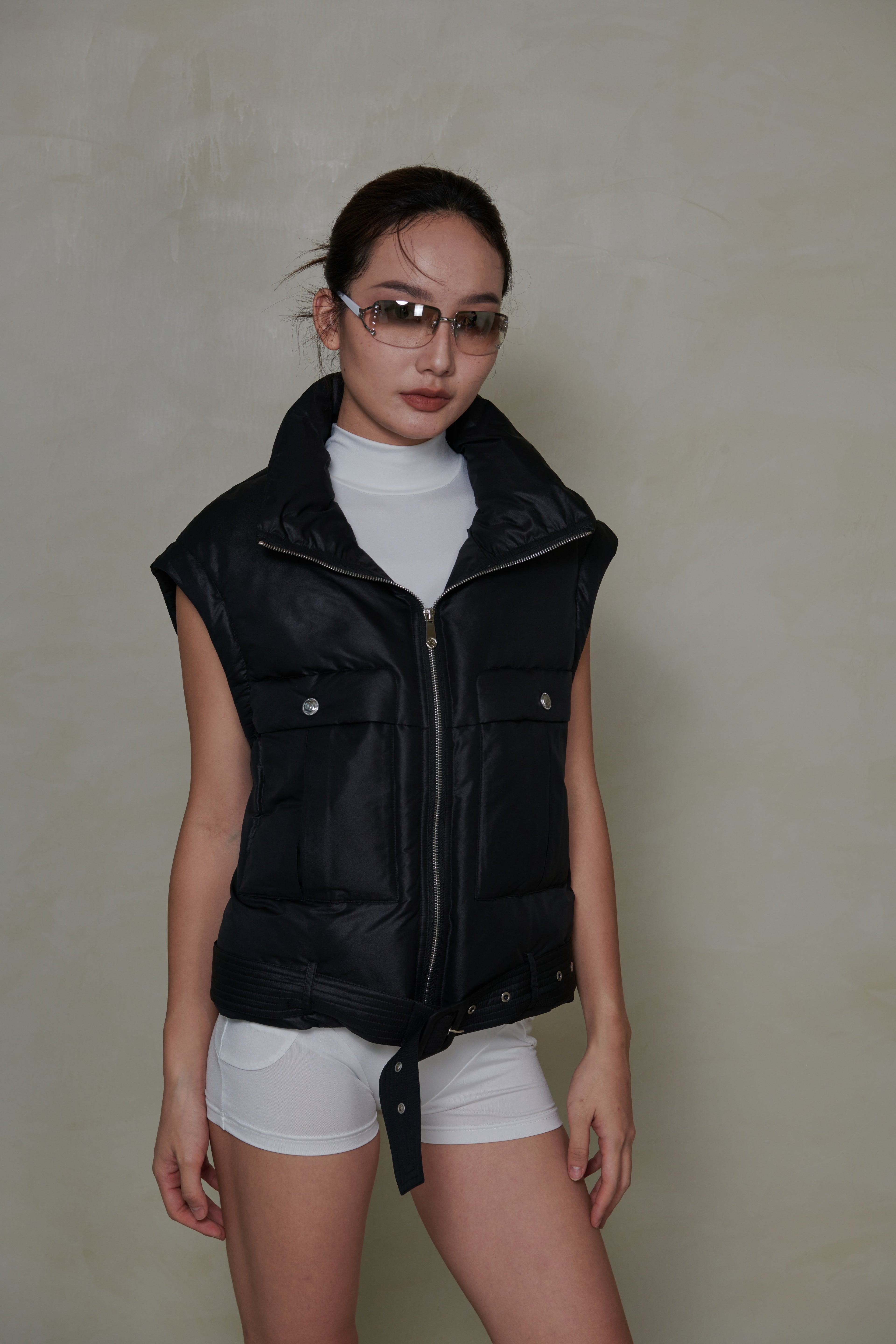 027 SHORT CONVERTIBLE DOWN JACKET - STELLAR