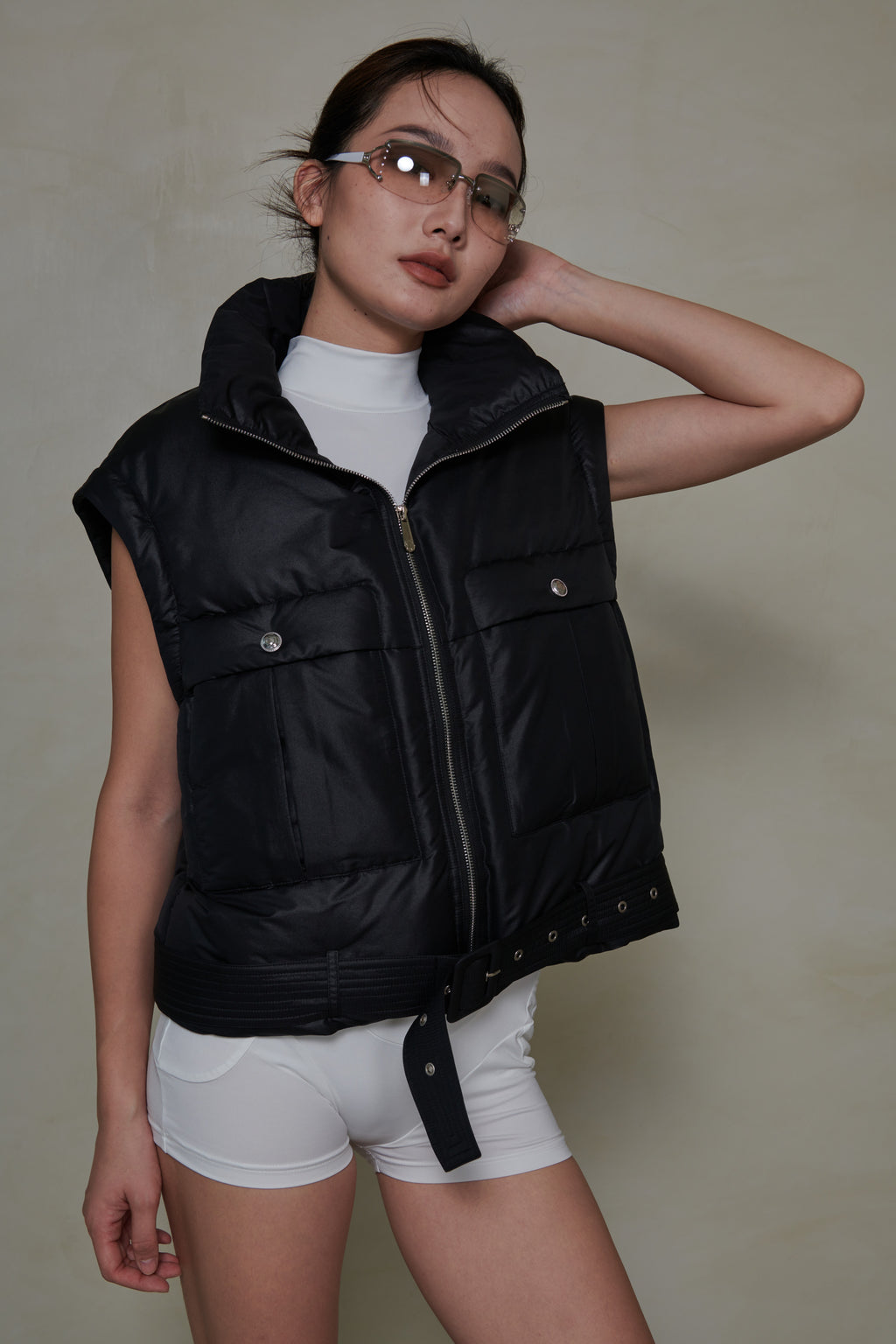 027 SHORT CONVERTIBLE DOWN JACKET - STELLAR