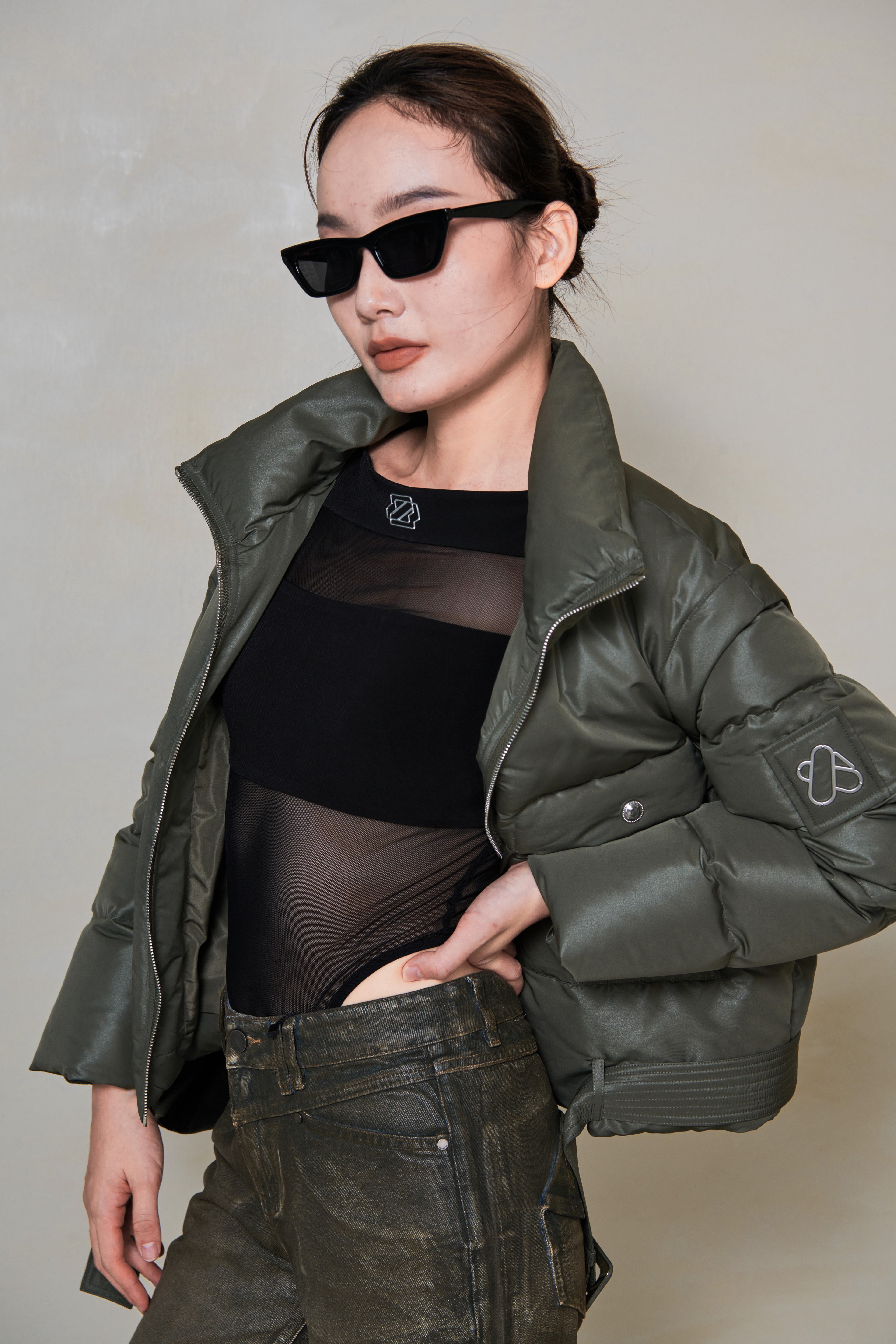 027 SHORT CONVERTIBLE DOWN JACKET - ARMOR