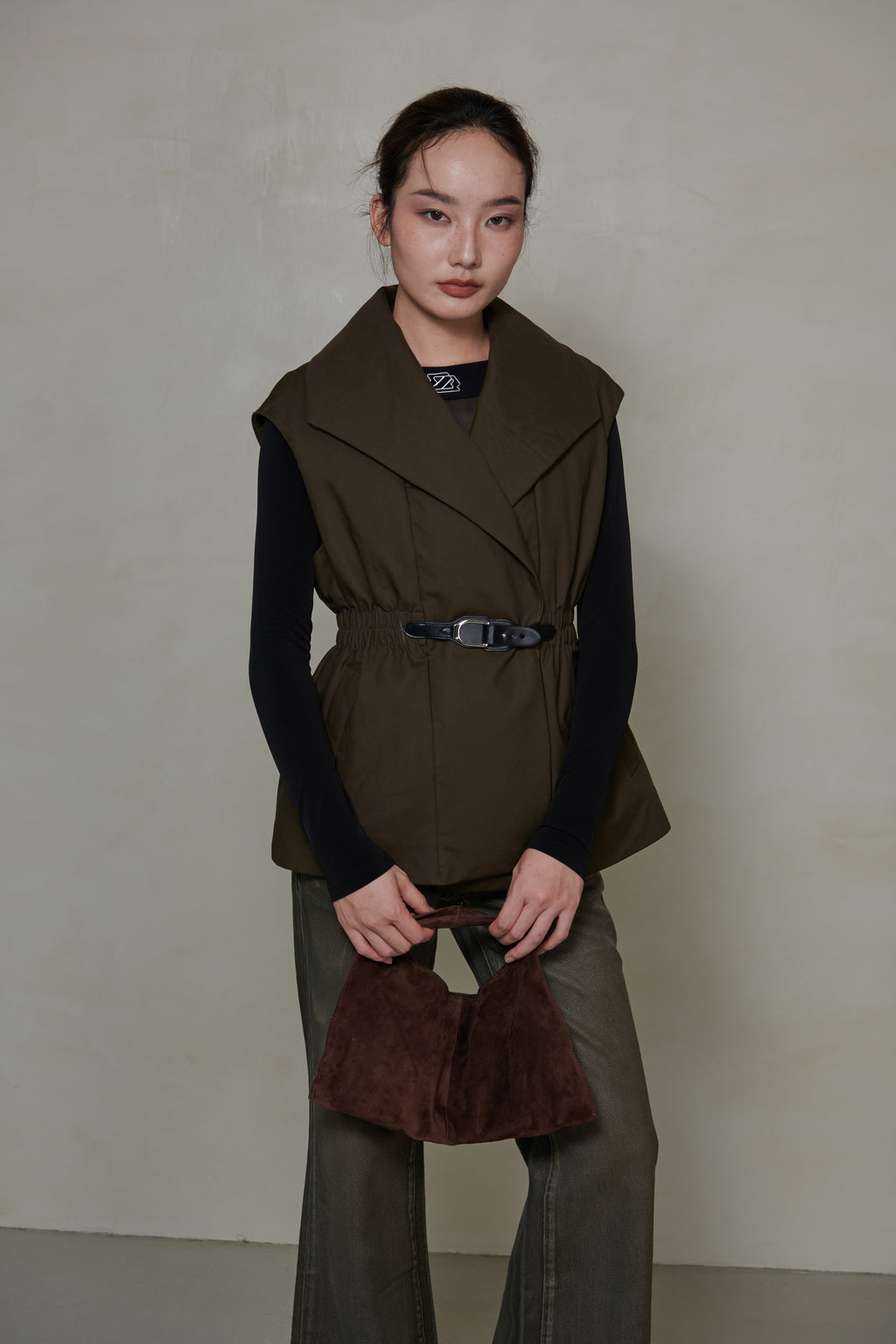 021 SHORT CONVERTIBLE DOWN JACKET - TUNDRA