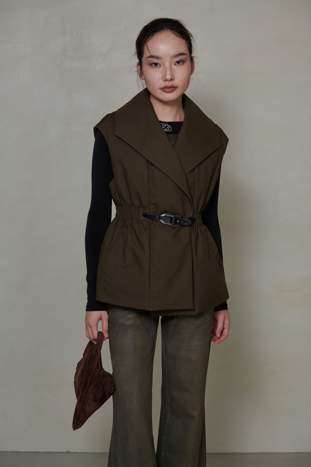 021 SHORT CONVERTIBLE DOWN JACKET - TUNDRA