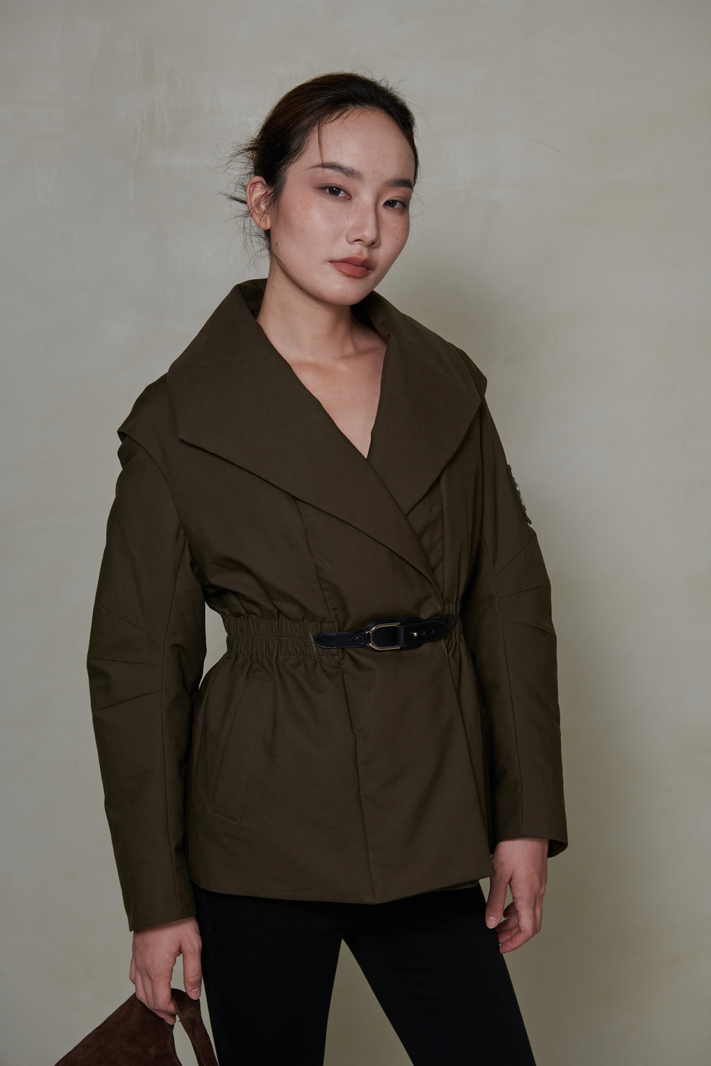 021 SHORT CONVERTIBLE DOWN JACKET - TUNDRA